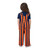 Navy Blue & Orange Toddler Game Bibs
