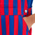 Royal Blue & Red Youth Game Bibs