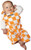 A baby wearing Tennessee Volunteers Orange & White Infant Game Bib Overalls