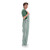 Profile view highlighting the two side buttons on green and white striped game bibs.