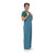 Green & Light Blue Adult Game Bibs