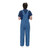 Light Blue & Navy Blue Adult Game Bibs