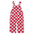 Red & White Checkered Infant Game Bibs