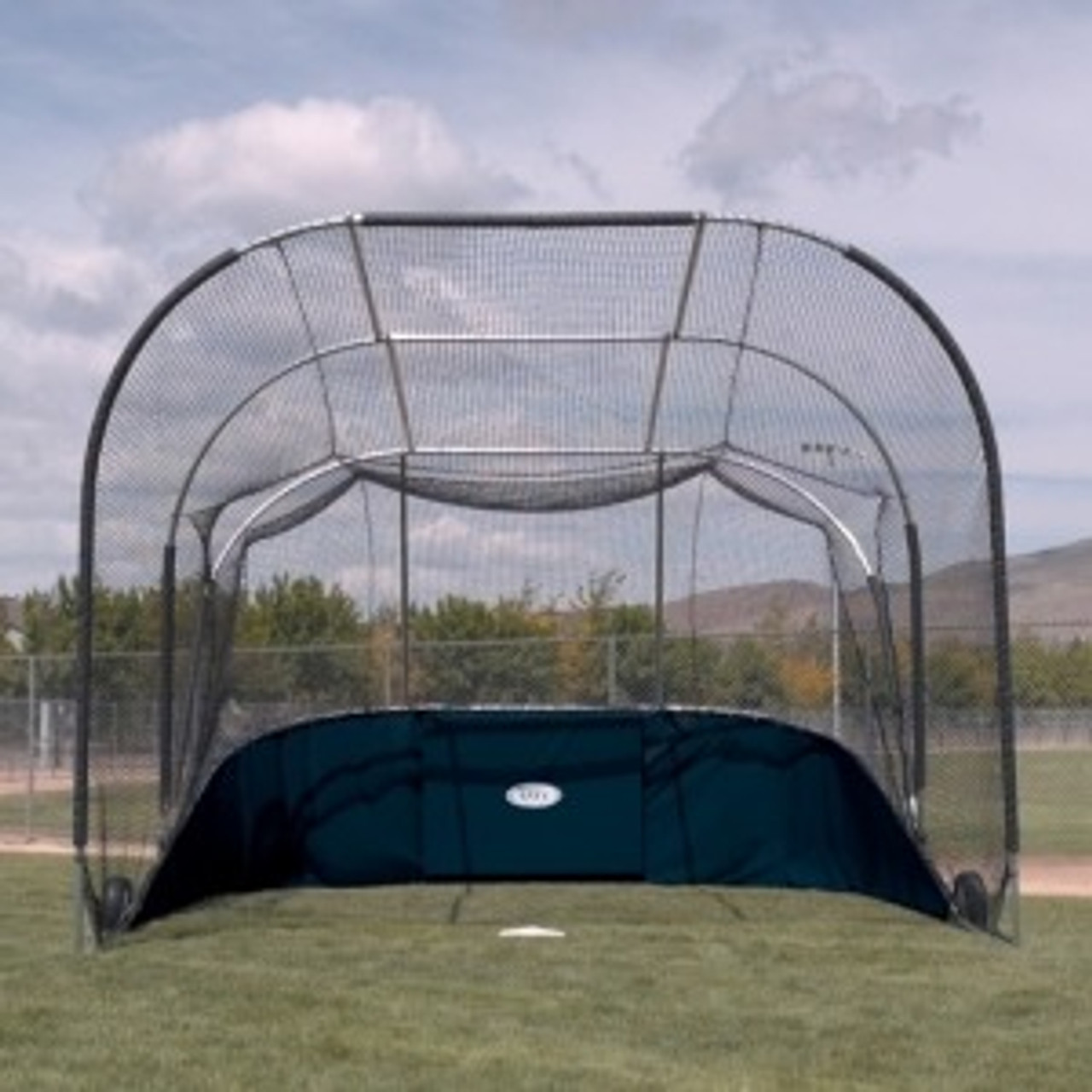 Replacement Net for Big Bubba Batting Cage with Baffle - Oaks Batter Up  Texas