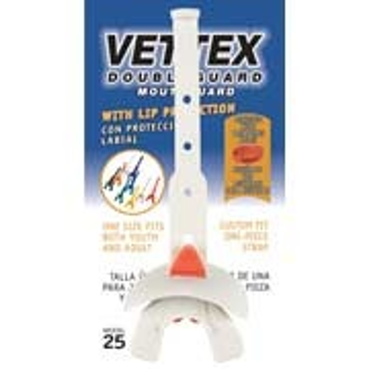 Vettex Mouthguard with Lip Protection - Black Adult
