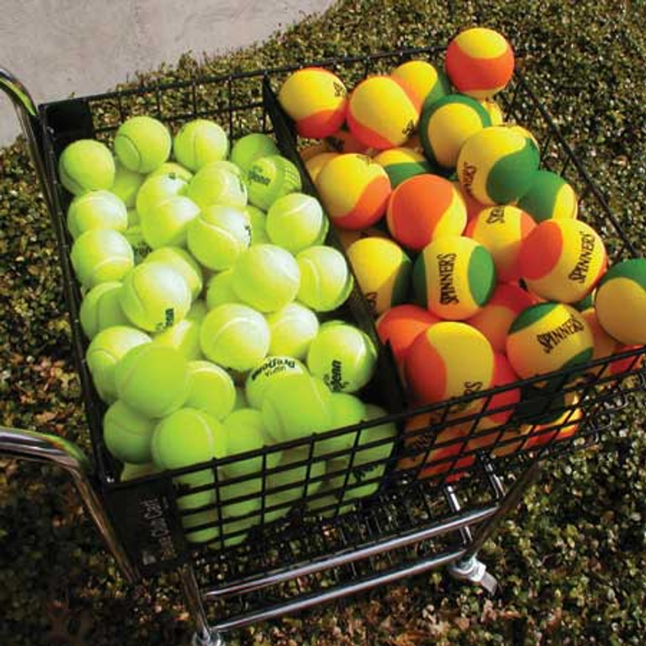 OnCourt OffCourt Deluxe Club Cart w/ Cover & Mesh Divider CEDCC