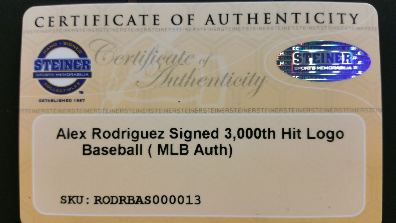 Alex Rodriguez Autographed New York Custom Baseball Jersey - BAS COA