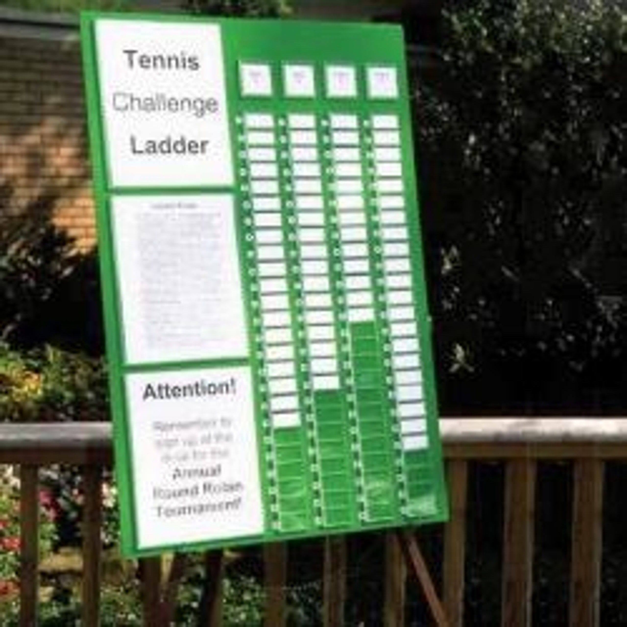 Tennis Challenge Ladder Oaks Batter Up Texas