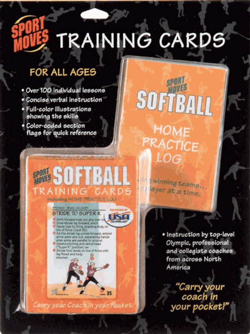 Sport Moves Softball Training Cards