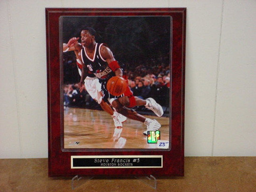 Steve Francis Unsigned Photo 10x13 Plaque