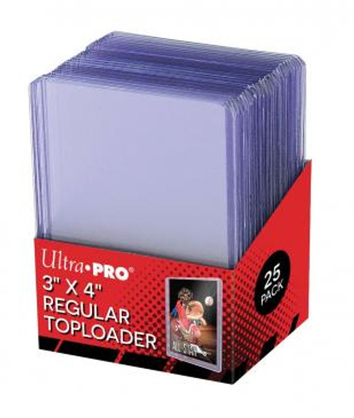 Ultra Pro 3" x 4" Super Clear Regular Toploader (1 Case)