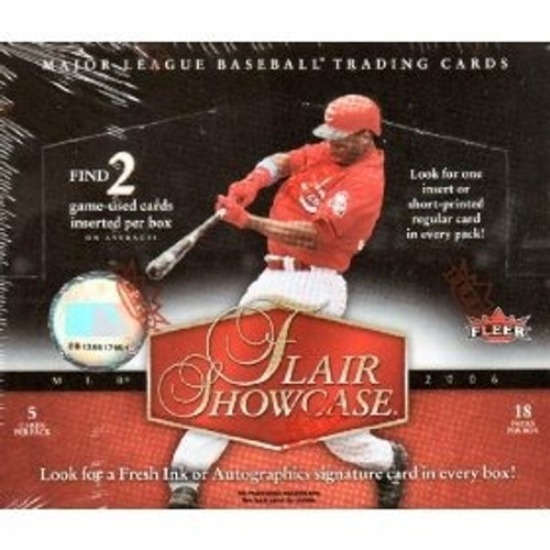 2006 Flair Showcase Baseball Hobby Box