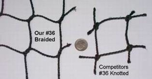 #36 Braided PE Netting  (55'L  x 14'W x 12'H)