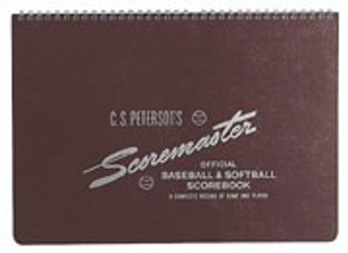 C.S. Petersons Original Scoremaster Baseball & Softball Scorebook