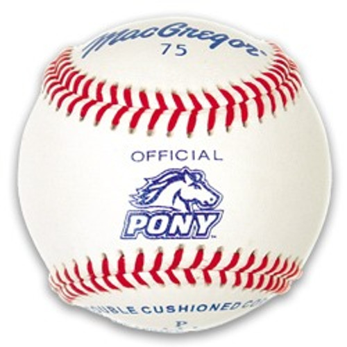 Macgregor #75 Official Pony League Baseball