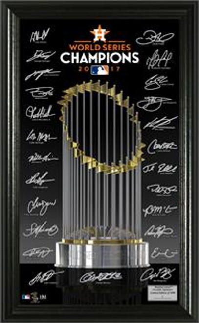 Houston Astros Highland Mint 2017 World Series Champions Signature Trophy