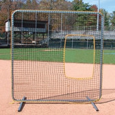 Pro-Gold Softball Protective Screen With Cut Out