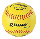 Rhino SB47NF Optic Yellow 12" Softballs