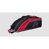 Anderson Bat Company ANDERSON STREAMLINE ROLLER BASEBALL/SOFTBALL BAG BLACK/RED