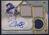 Alex Bregman 2017 Topps Triple Threads ROOKIE PHENOM AUTOGRAPH #75 Relic Autograph