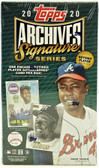 2020 Topps Archives Signature Series Retired Player Edition Baseball Hobby Box 