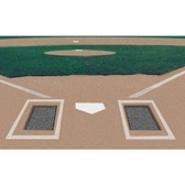 Rubber Batters Box Foundation - pair