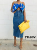 Color Me Roll-Down Leather Clutch - MORE COLORS