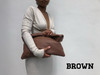 Color Me Roll-Down Leather Clutch - MORE COLORS