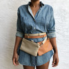 Convertible Crossbody Leather Mini Bag - MORE COLORS