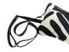 Large Convertible Crossbody Bag - Zebra