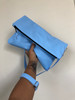 Color Me Foldover Leather Clutch - MORE COLORS