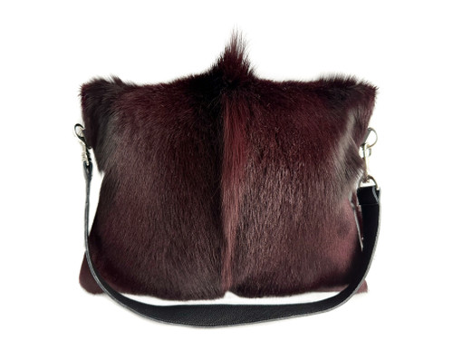 Springbok Foldover Clutch - Black Cherry - ALMOST GONE