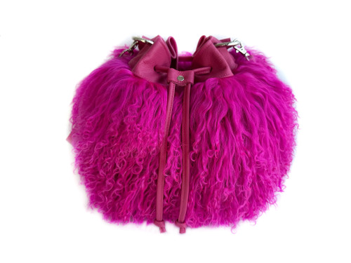 RESTOCKED! Mongo Bucket Bag - Fuchsia Pink 