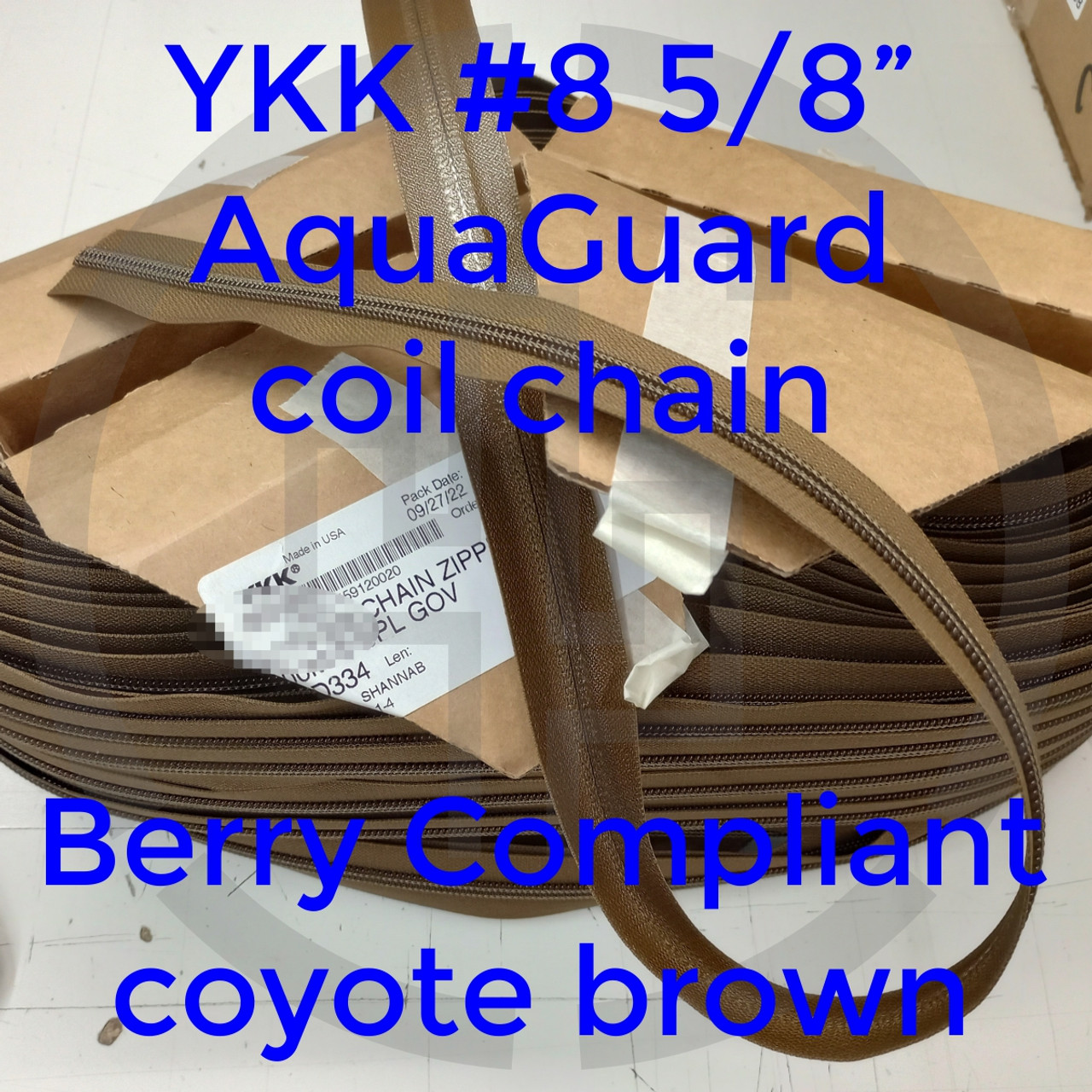 YKK® #8 Coil Water Resistant Zipper Sliders