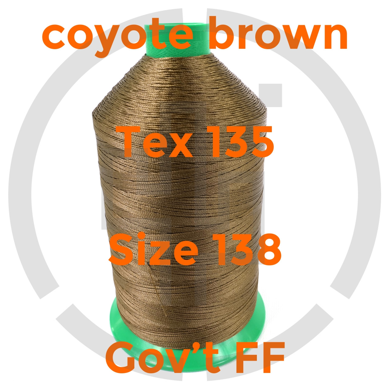 Bonded Nylon Thread #004 Brown (Size #138)