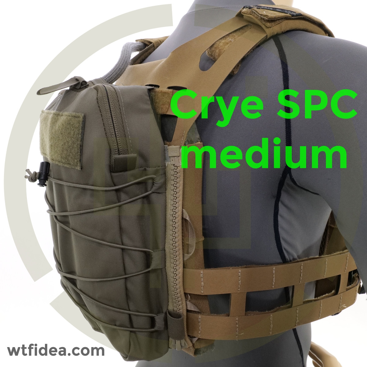WTF Hydro Zip-On Panel SPC Crye Precision Back Panel 91.1 whiskey