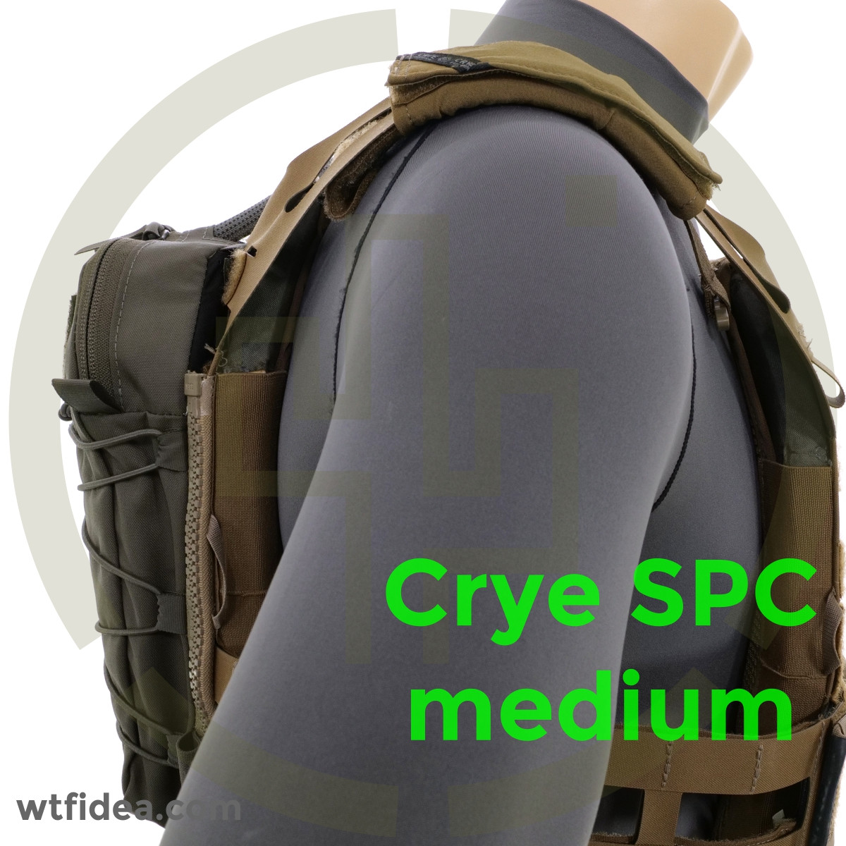 WTF Hydro Zip-On Panel SPC Crye Precision Back Panel 91.1 whiskey
