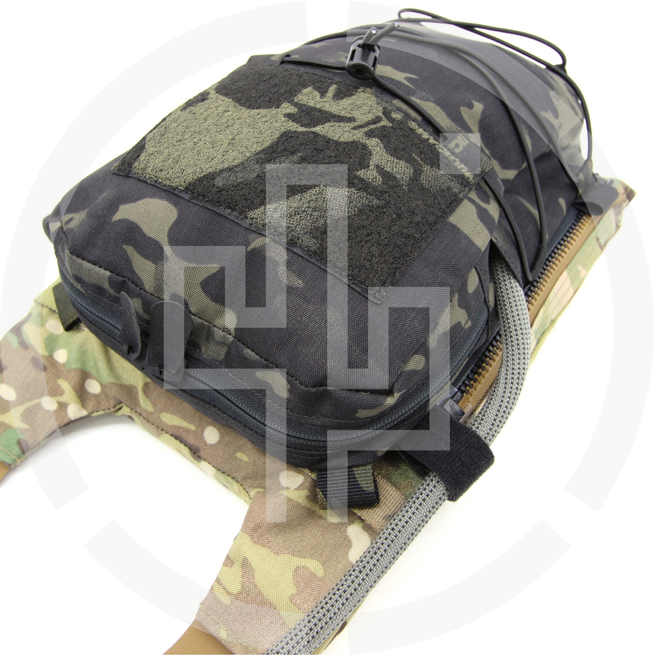 Spiritus Systems LV-119 Rear Covert Plate Bag Large USA Made Woodland
