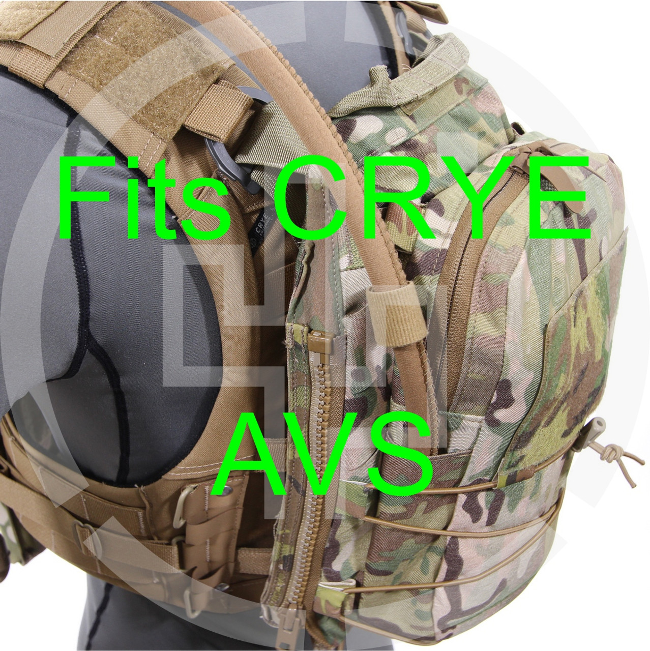 Crye Precision AVS Harness | Multicam Pattern | Made in U.S.A. | AVS-HA1-02-XL0