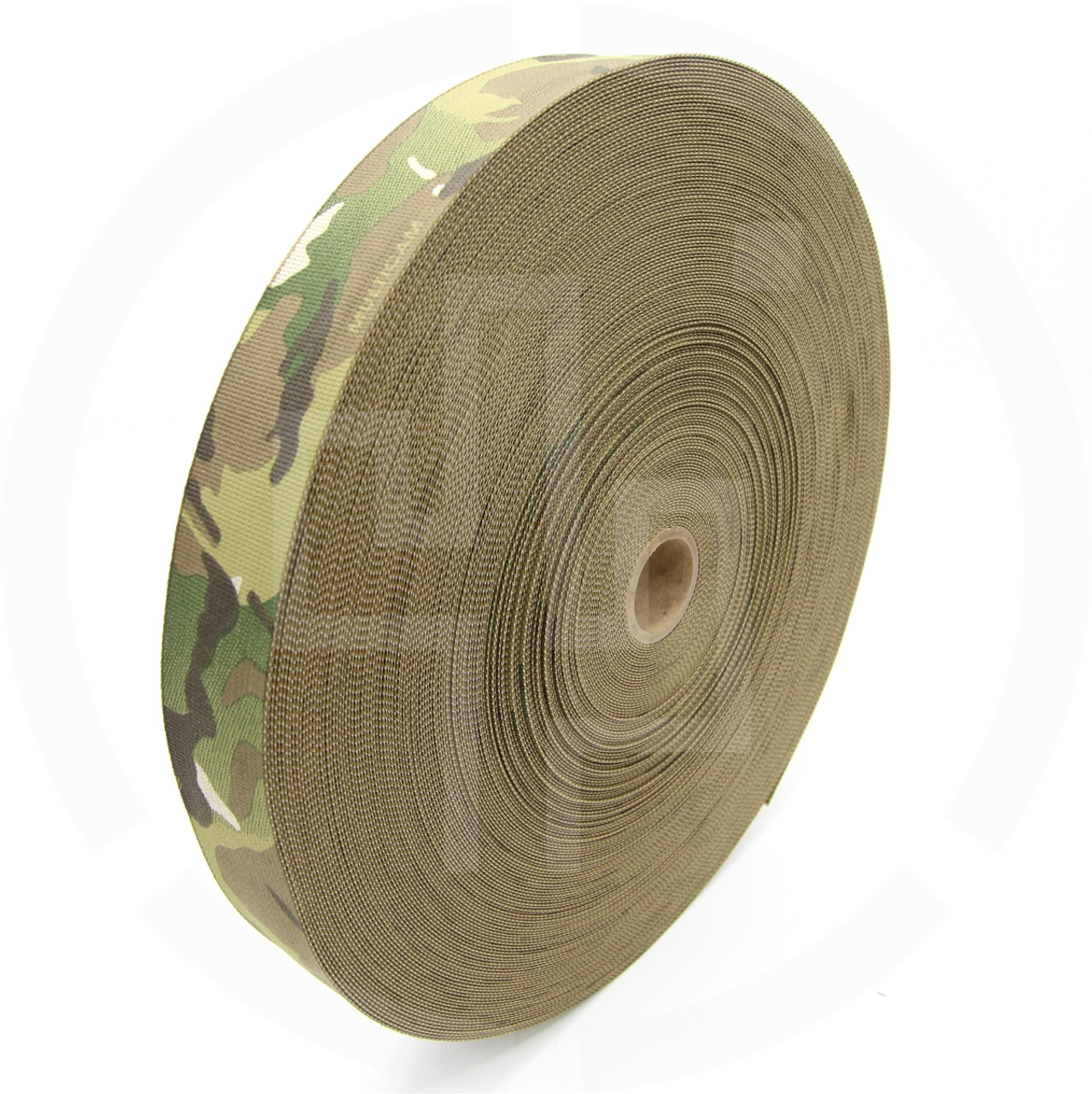 Nylon Webbing 2 Inch-wide Jacquard Multicam Camouflage 2-sided