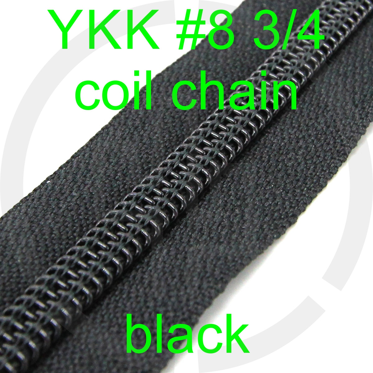8 YKK GOV 3/4 coil chain zipper milspec A-A-55634, Berry compliant