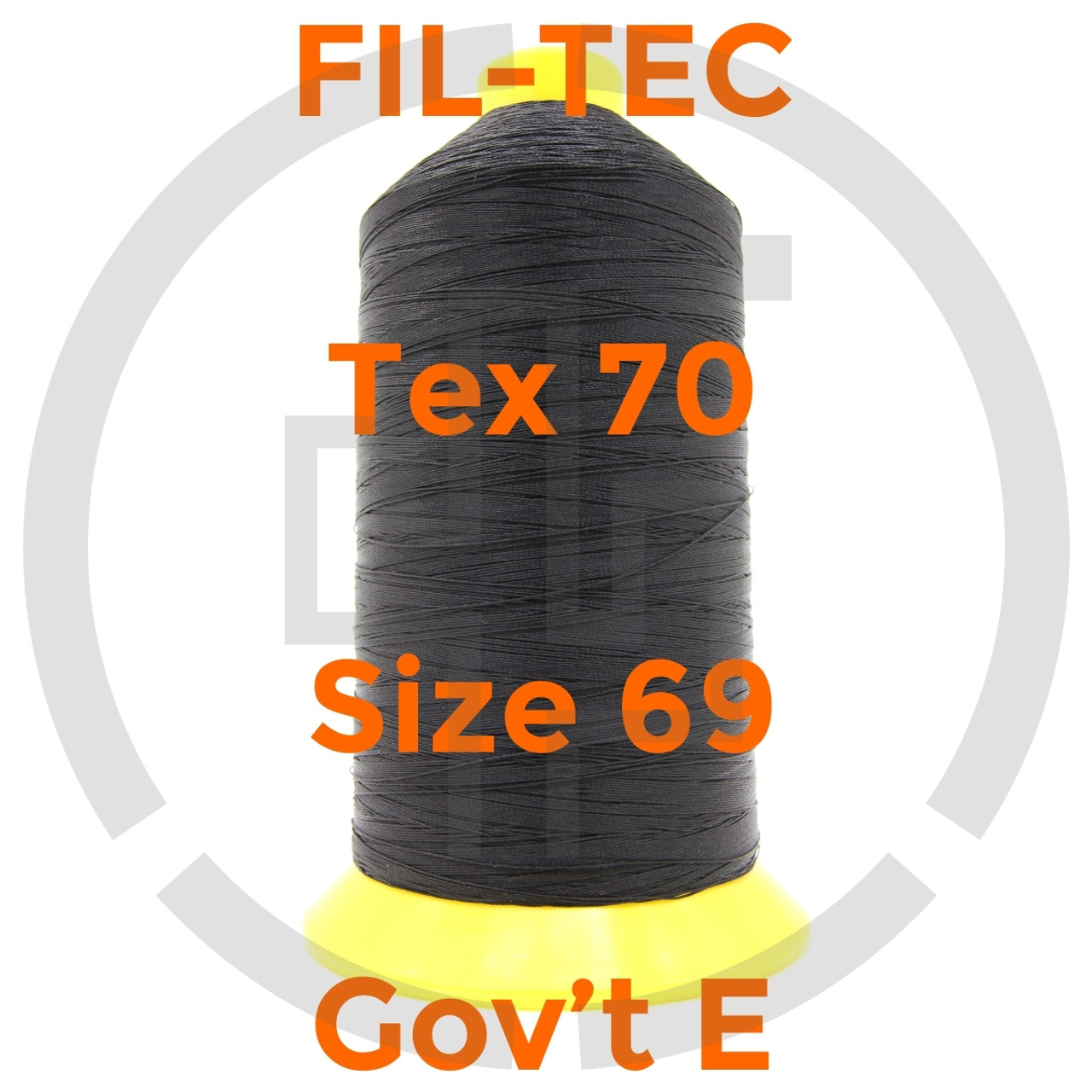 Bonded Nylon Thread, FIL-TEC Dark Brown