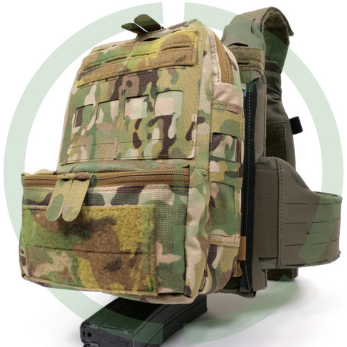 Hydration + Load Capacity Zip-On Back Panel 83 for WTF Plate Carrier 24