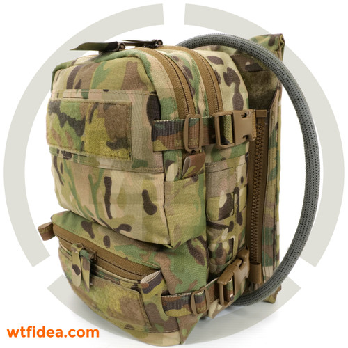 Hydration + Load Capacity Zip-On Back Panel 74.1 for Crye JPC 2.0