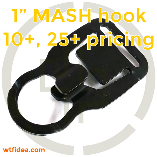 Hayes Research, LLC's MASH Hook 1" black, Berry compliant