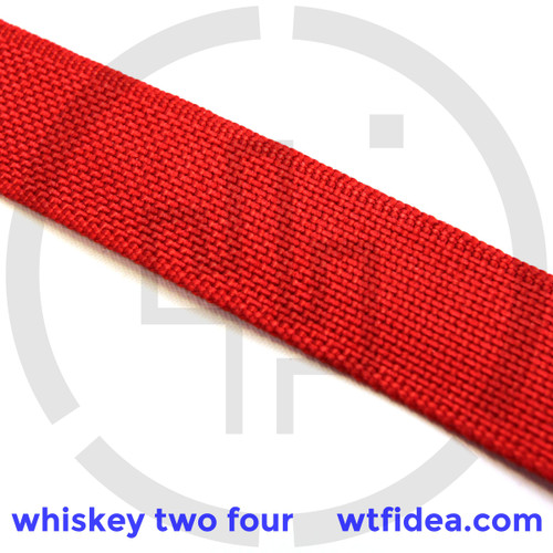 1 inch (25mm) A-A-55301 milspec nylon webbing RED Berry Compliant