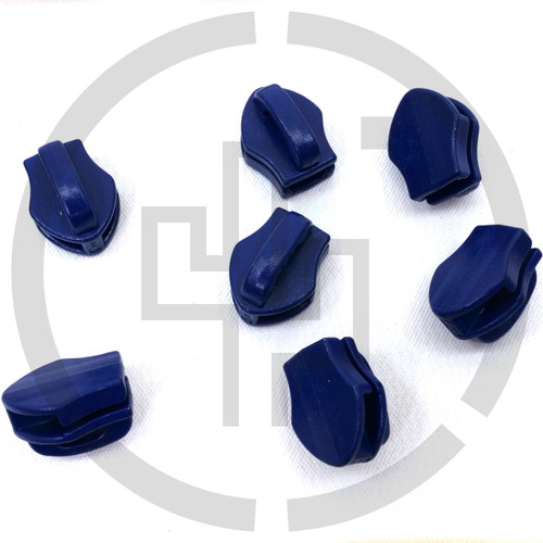 20 PACK YKK #5 coil slider reverse Berry compliant milspec, matte royal blue