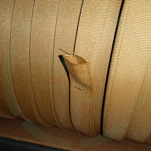 Tubular webbing ultralight 1" / 25mm Berry Compliant Solution Dyed Coyote Brown BY THE ROLL