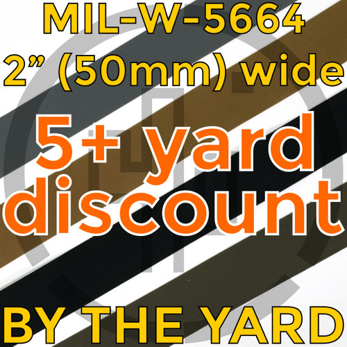 MIL-W-5664 2 inch (50mm) nylon woven elastic BY THE YARD Solution Dyed Berry Compliant MIL-W-5664 Type II Class I MIL-W-5664 2 inch (50mm) nylon woven elastic BY THE YARD Solution Dyed Berry Compliant MIL-W-5664 Type II Class I
