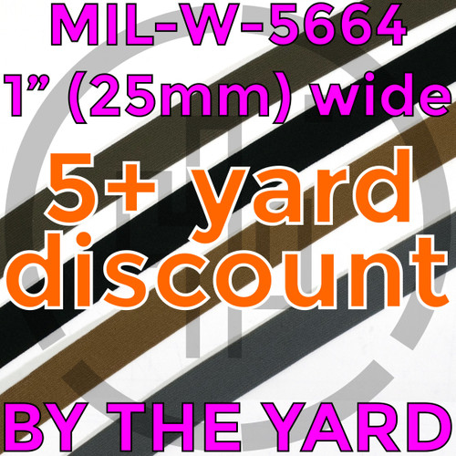 MIL-W-5664 1 inch (25mm) nylon woven elastic BY THE YARD Solution Dyed Berry Compliant MIL-W-5664 Type II Class I MIL-W-5664 1 inch (25mm) nylon woven elastic BY THE YARD Solution Dyed Berry Compliant MIL-W-5664 Type II Class I